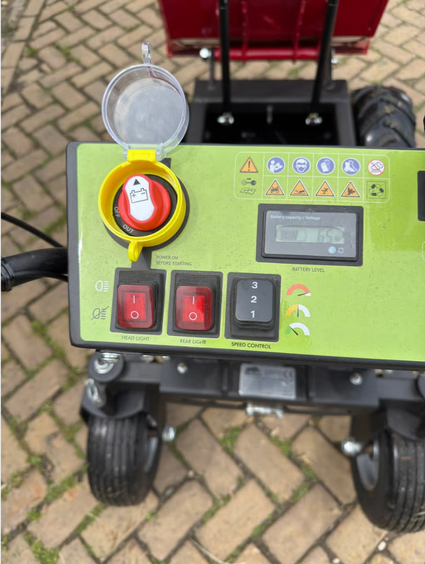 Electrische kruiwagen 500kg laadvermogen