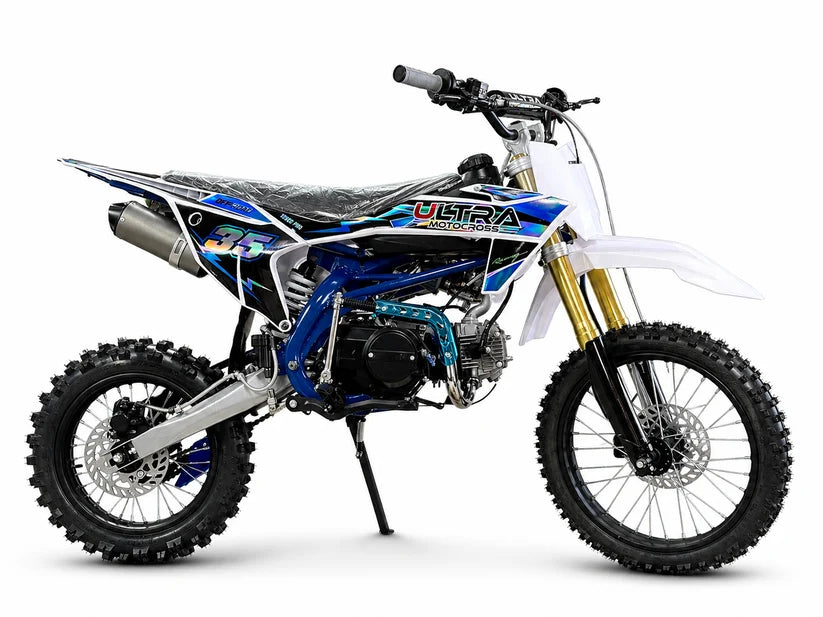 Pitbike 125cc XL Blauw