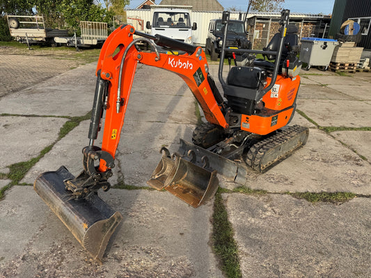 VERKOCHT - Kubota motor 1 Tons Minigraver | Bouwjaar 2024 | Slechts 205 uur | Marge