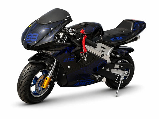 Minibike Racer 49cc blauw