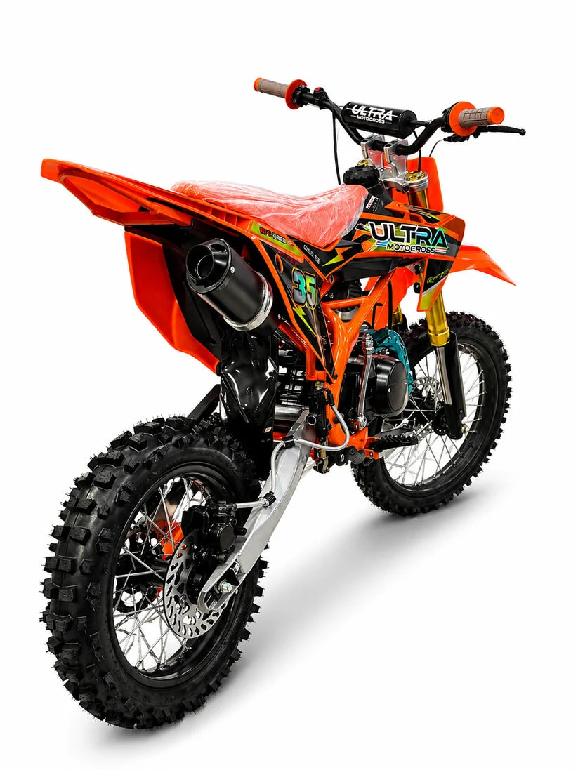 Pitbike 125cc XL Oranje