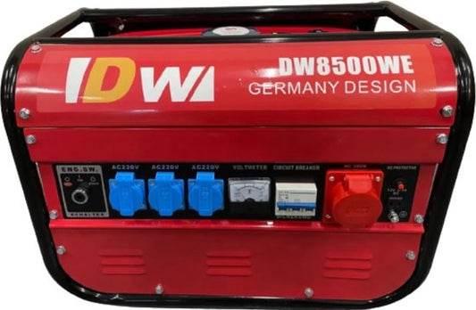 DW8500W Benzine Stroomaggregaat | 2500W | 220V / 380V | Duitse Degelijkheid