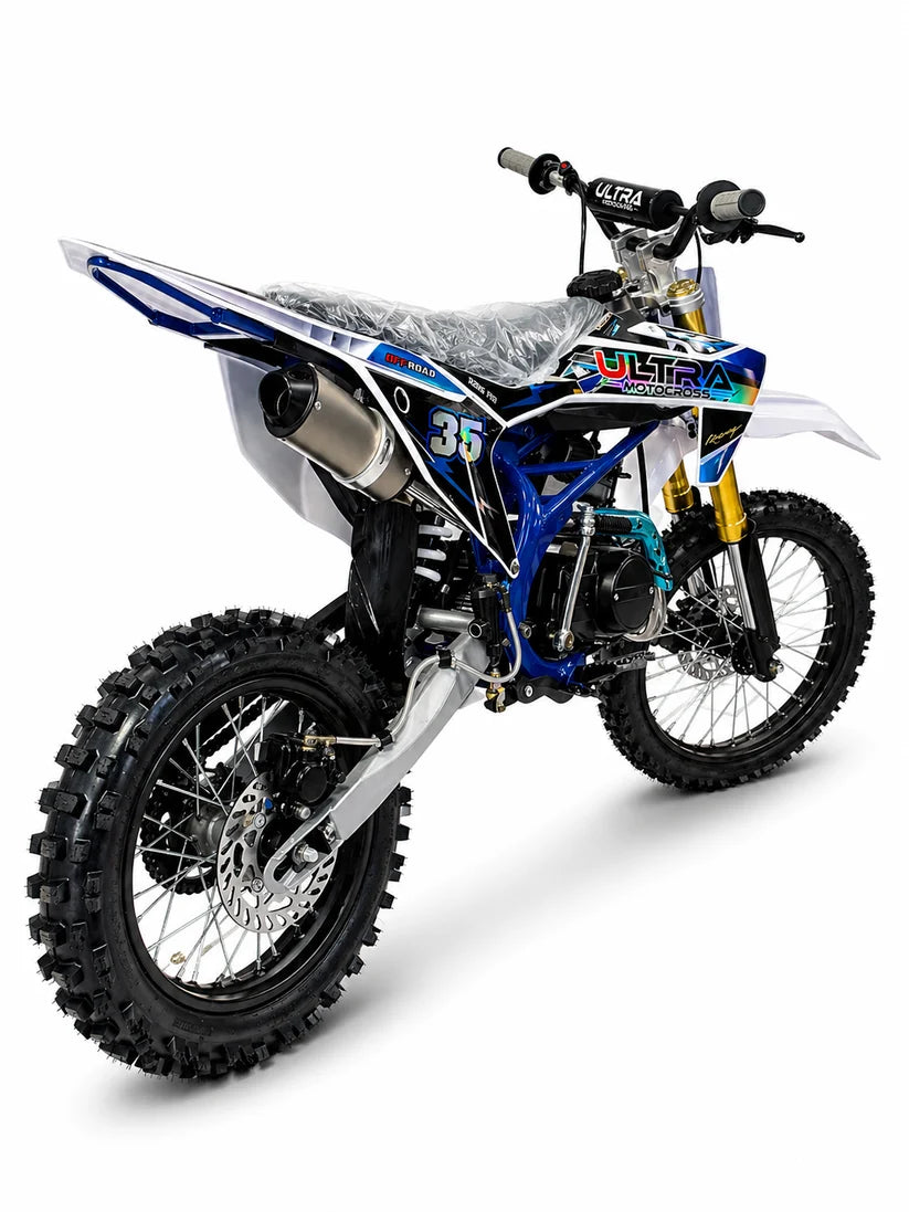 Pitbike 125cc XL Blauw