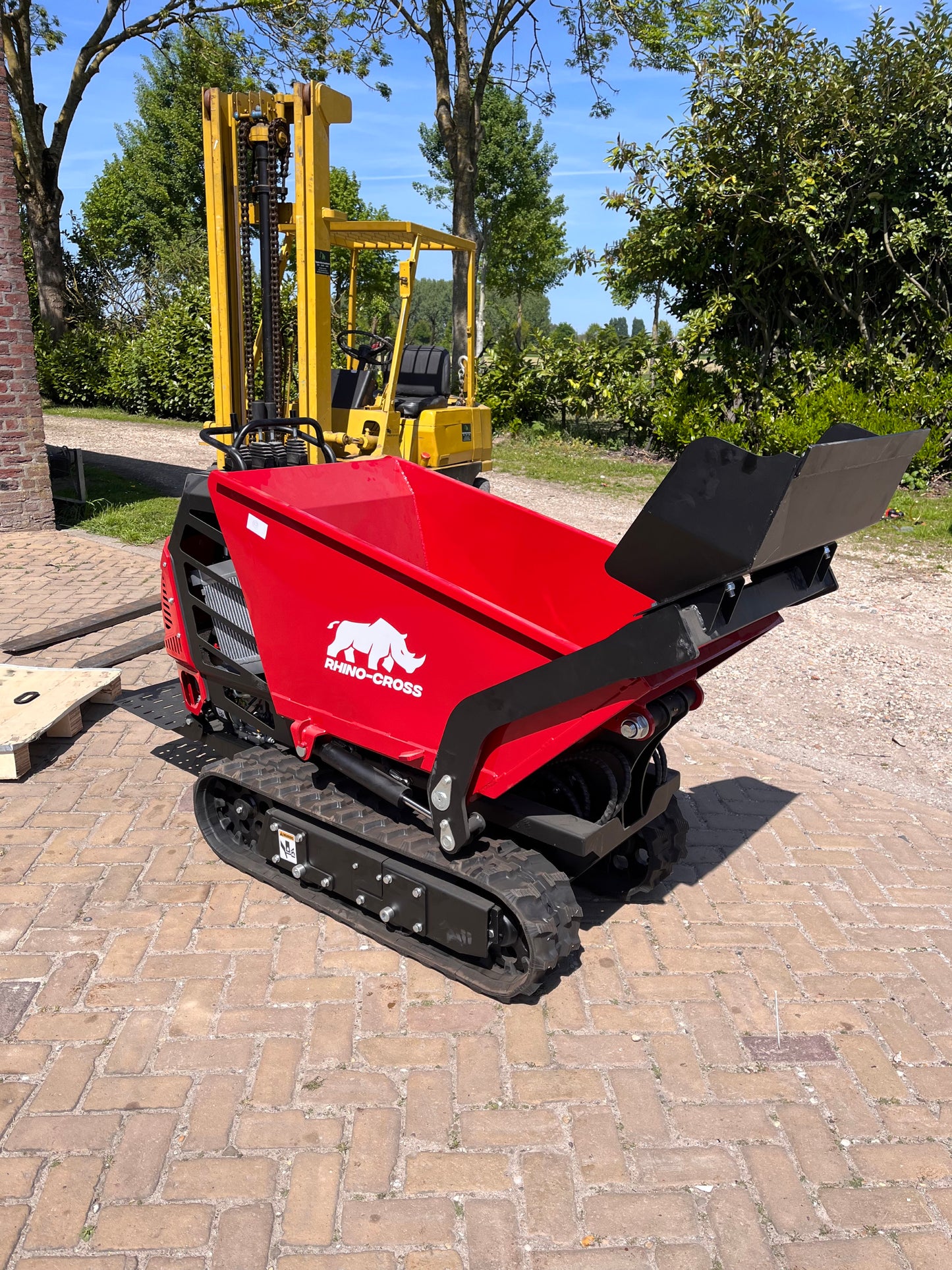 Rhino-Cross Rupsdumper – Zelfladend – Benzinemotor – 500KG draagvermogen