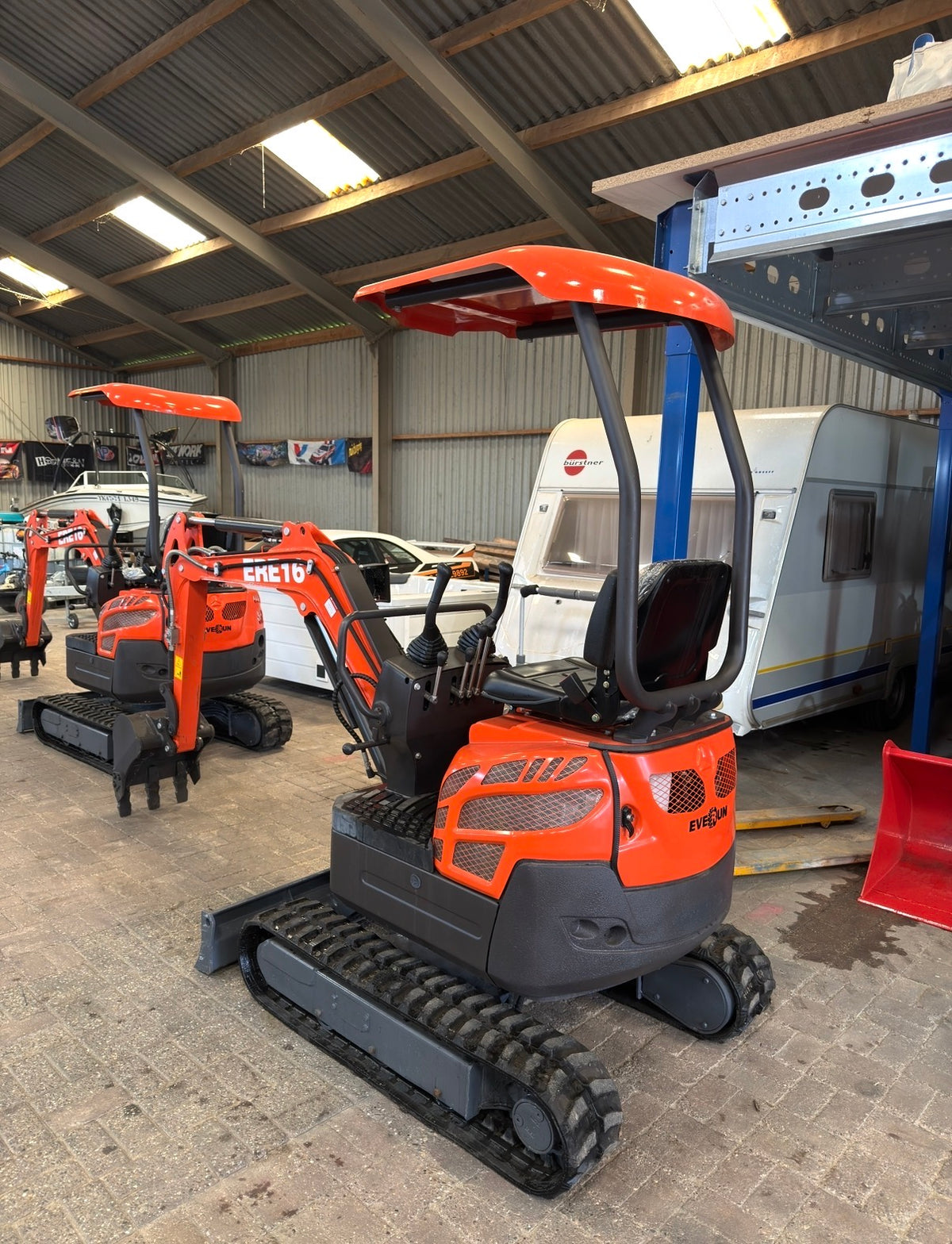 Everun ERE16 diesel graafmachine yanmar motor