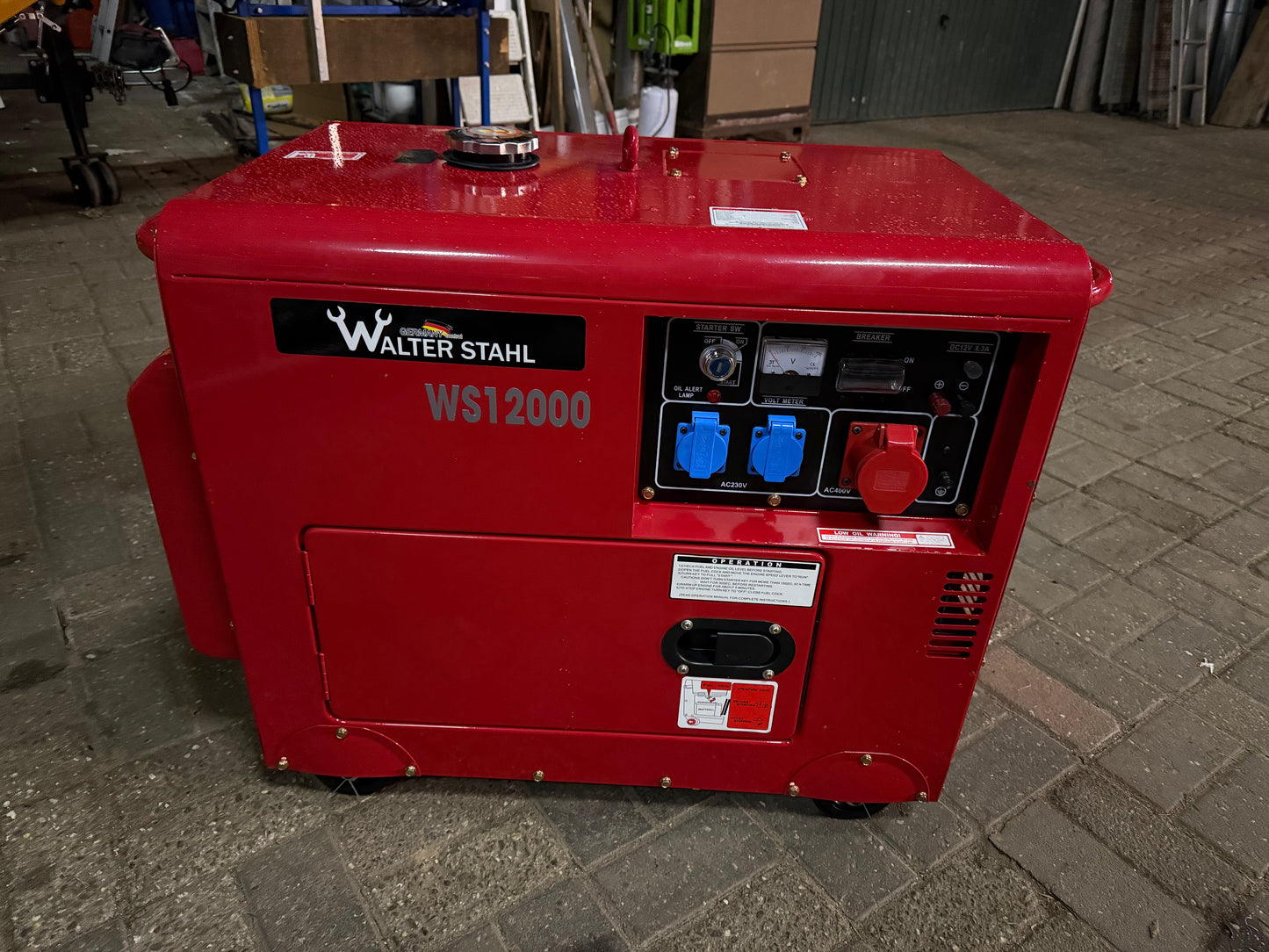 Walterstahl WS12000 diesel aggregaat