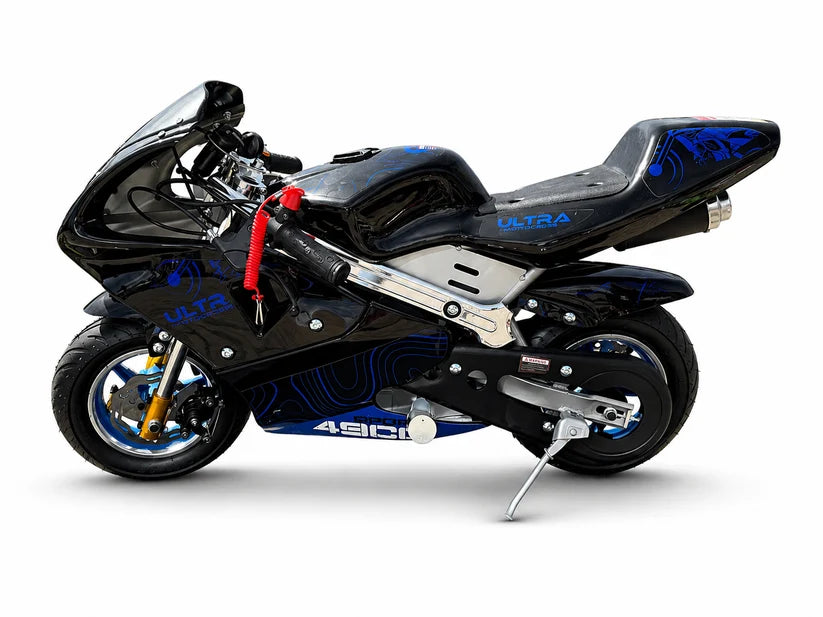 Minibike Racer 49cc blauw