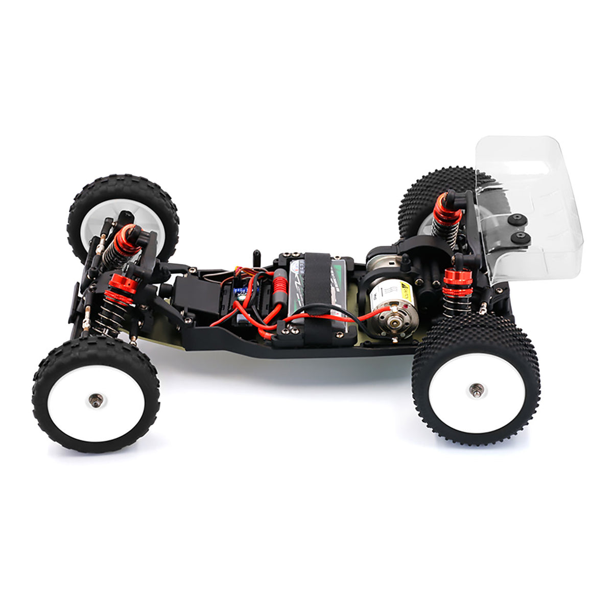 LC Racing BHC-1 2WD Brushed Mini Buggy zwart 1/14 RTR  incl accu en lader
