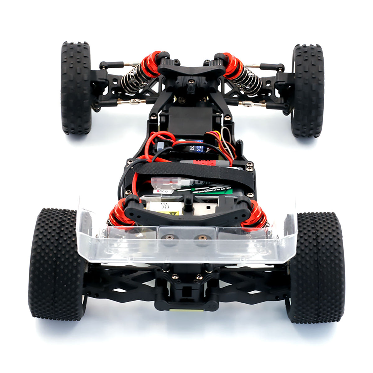 LC Racing BHC-1 2WD Brushed Mini Buggy zwart 1/14 RTR  incl accu en lader
