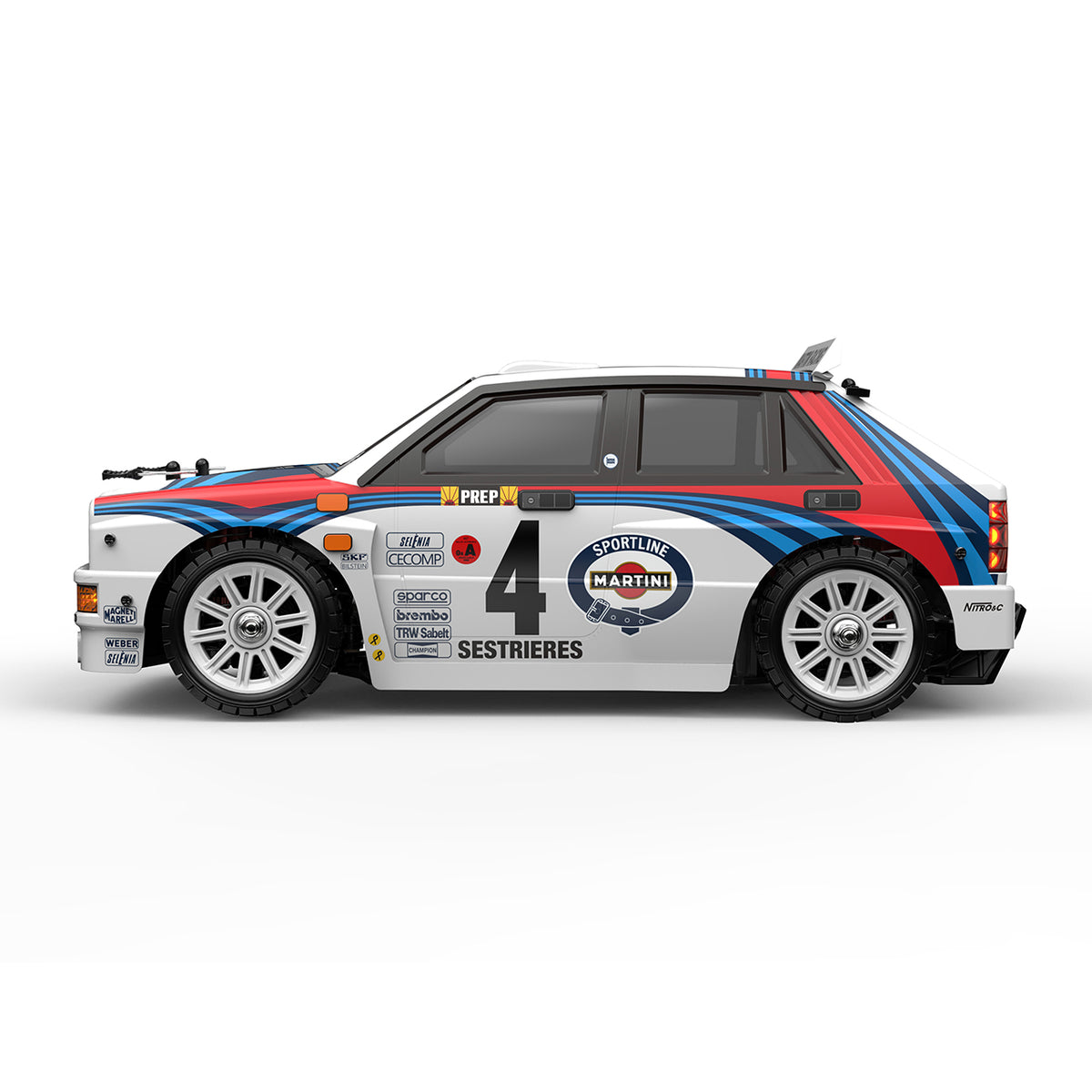 MJX Hyper GO 14302 1/14 Lancia Delta Rally 4WD RTR  incl accu en lader