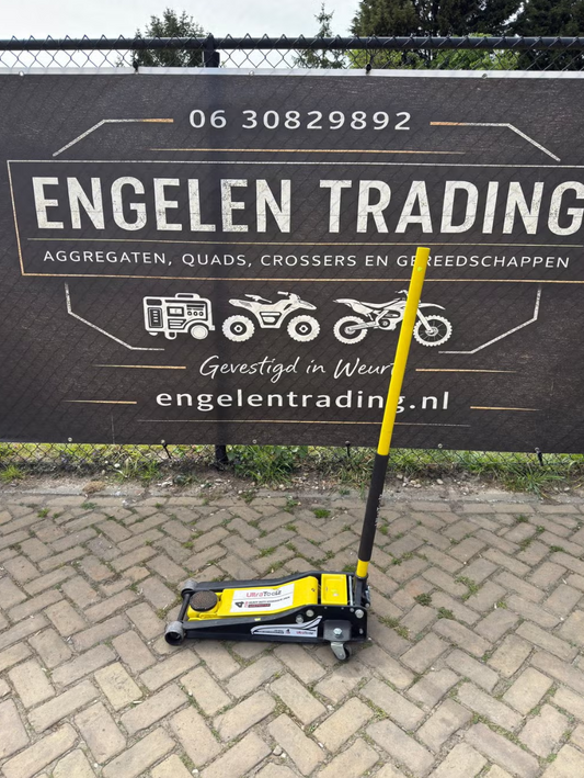 Garagekrik 4ton extra laag model dubbele pomp