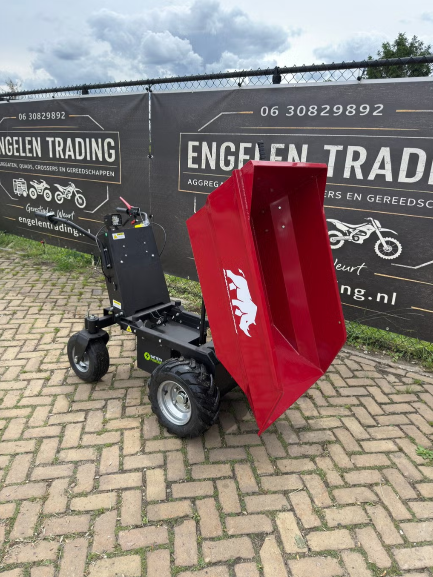 Electrische kruiwagen 500kg laadvermogen