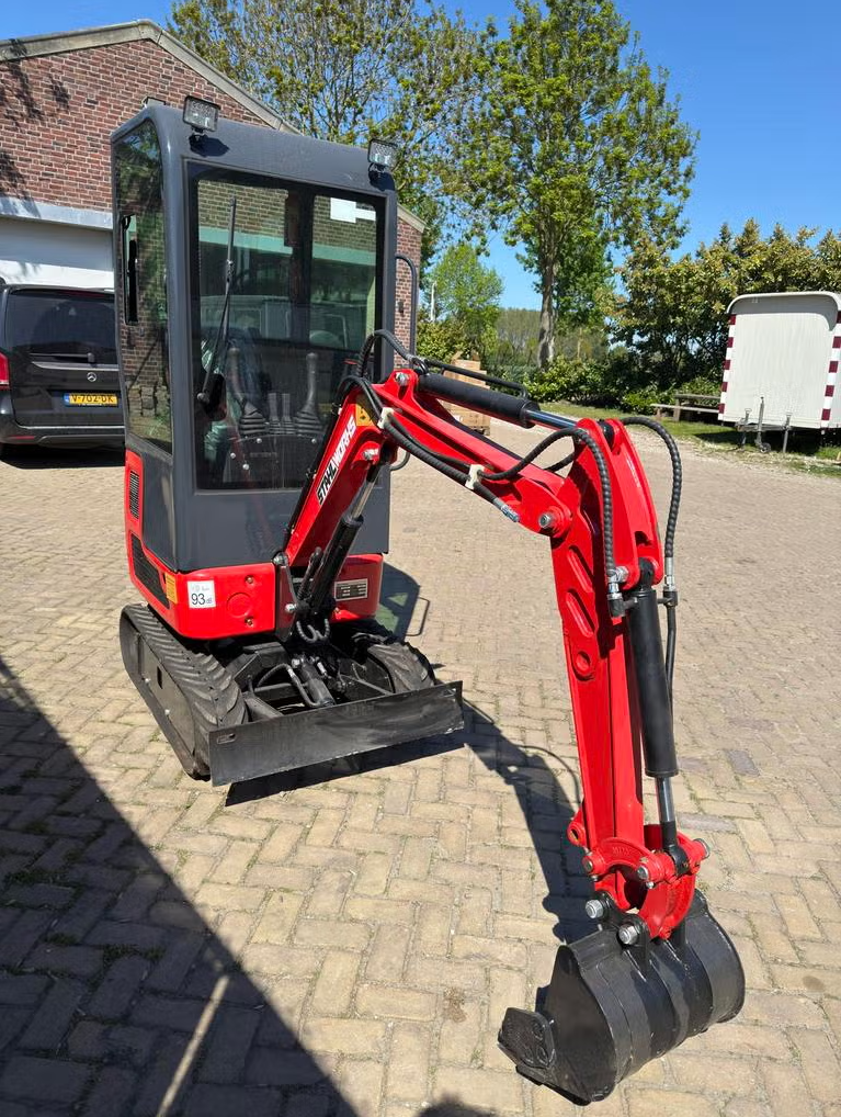 Stahlworks diesel minigarver met cabine 1 ton nieuw