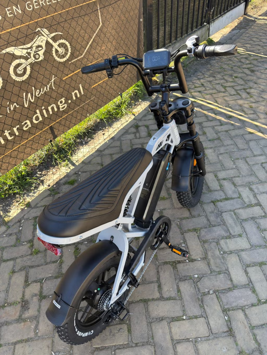 Fatbike V20 Pro Mini – Grijs, Compact & Super Stoer