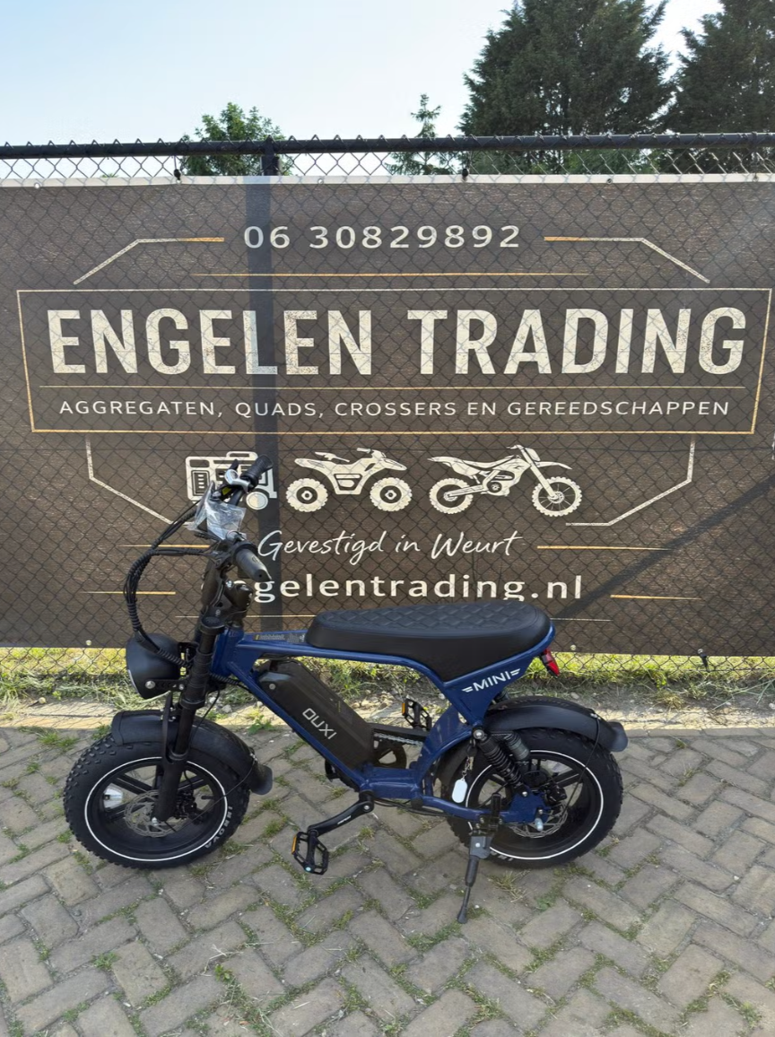 Fatbike V8 ultra mini gashandel, alarm nfc display, hydraulsiche remmen