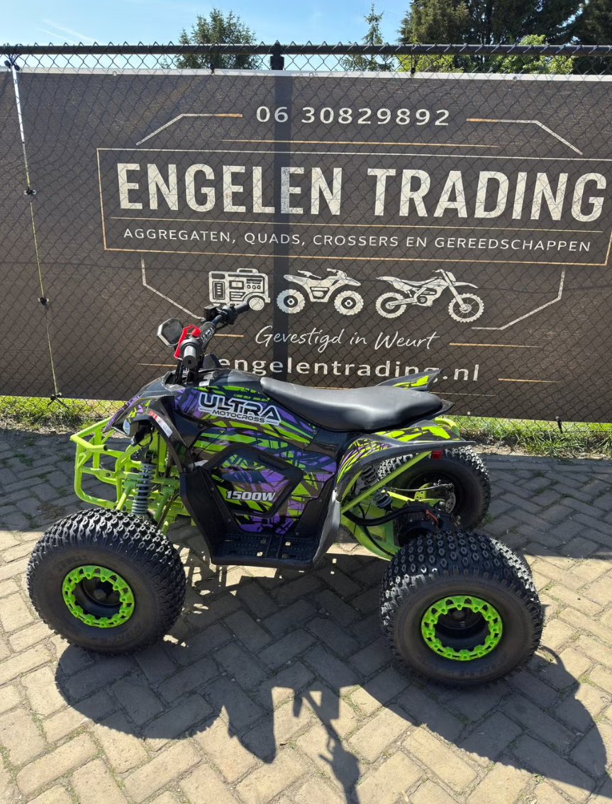 Elektrische Quad 1500W 60V – Krachtig, Stil & Compleet Uitgerust