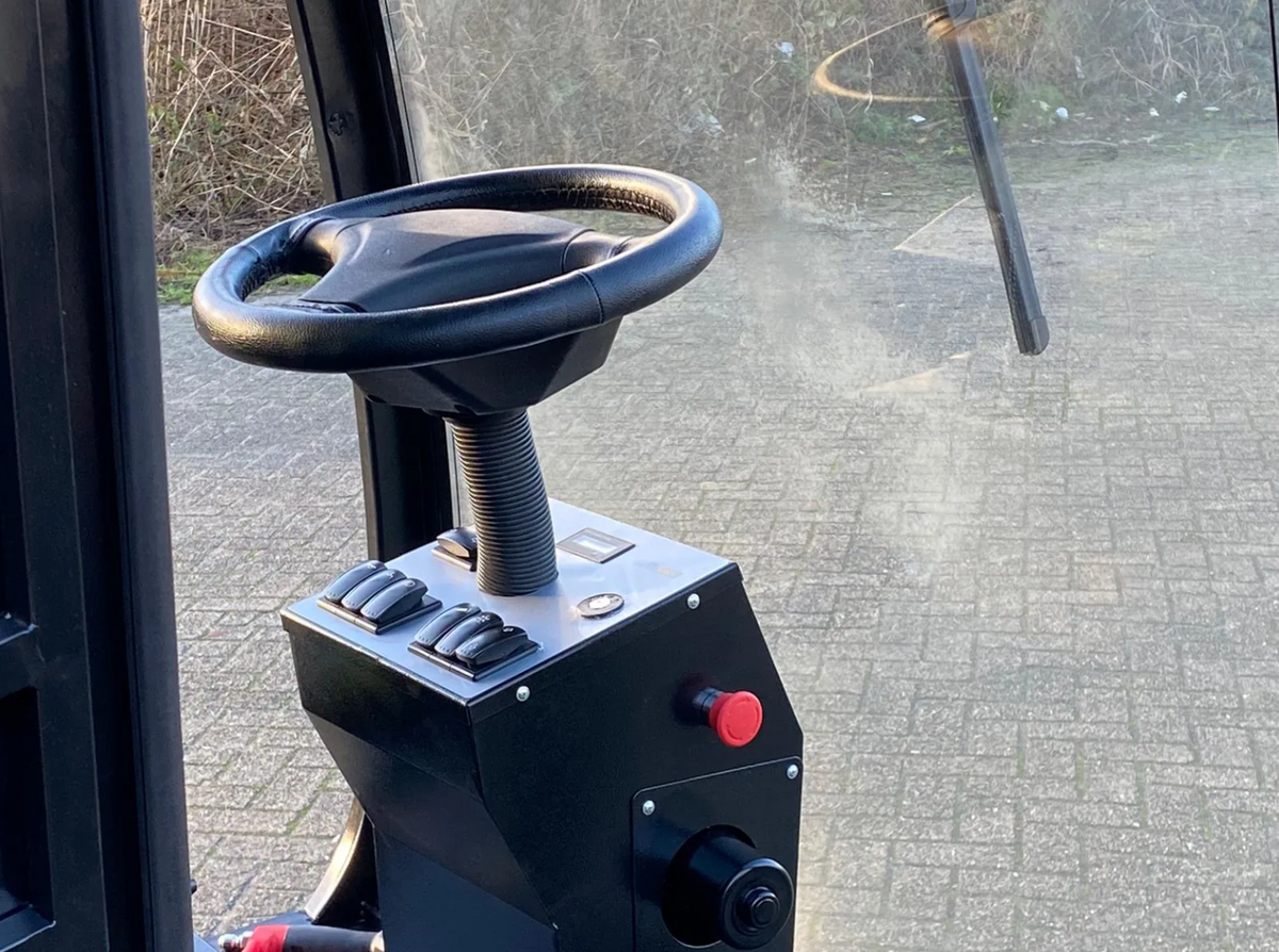 Kremer KRS500 electrische veegmachine incl ingebouwde hogedruk reiniger
