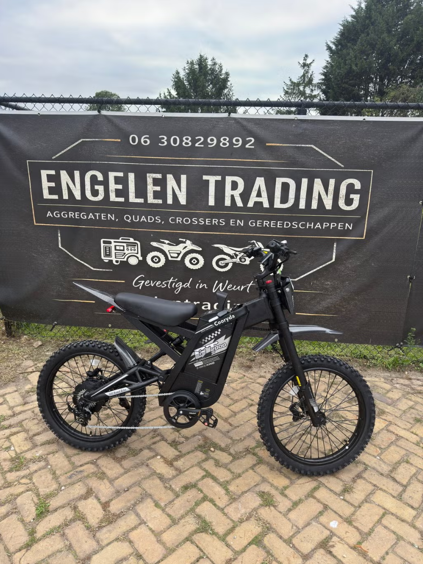 Fatbike gt2000 gashandel alarm hydraulische remmen 25kmpu