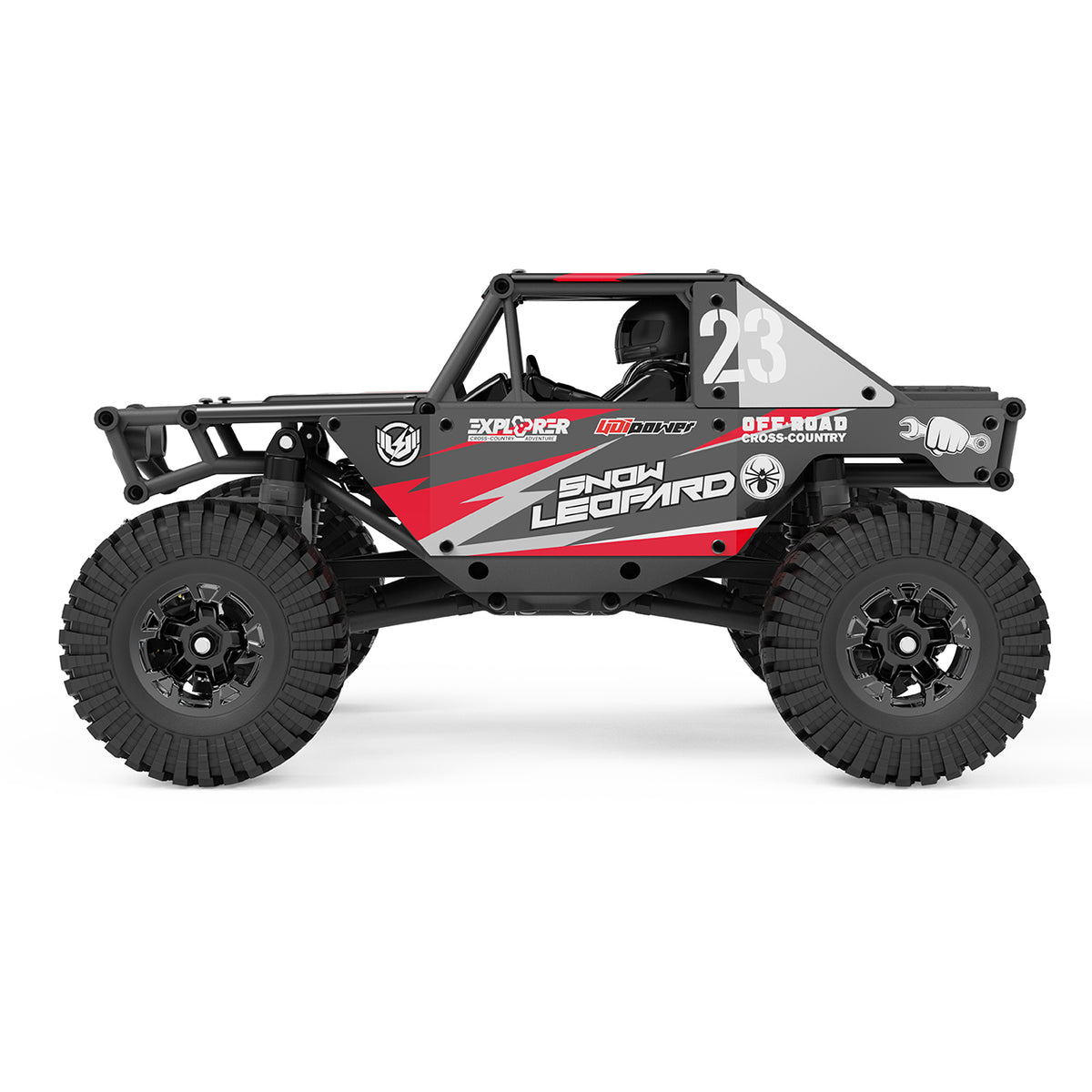 UDI R/C Crawler Snow Leopard 1/24 Brushed  incl accu en lader