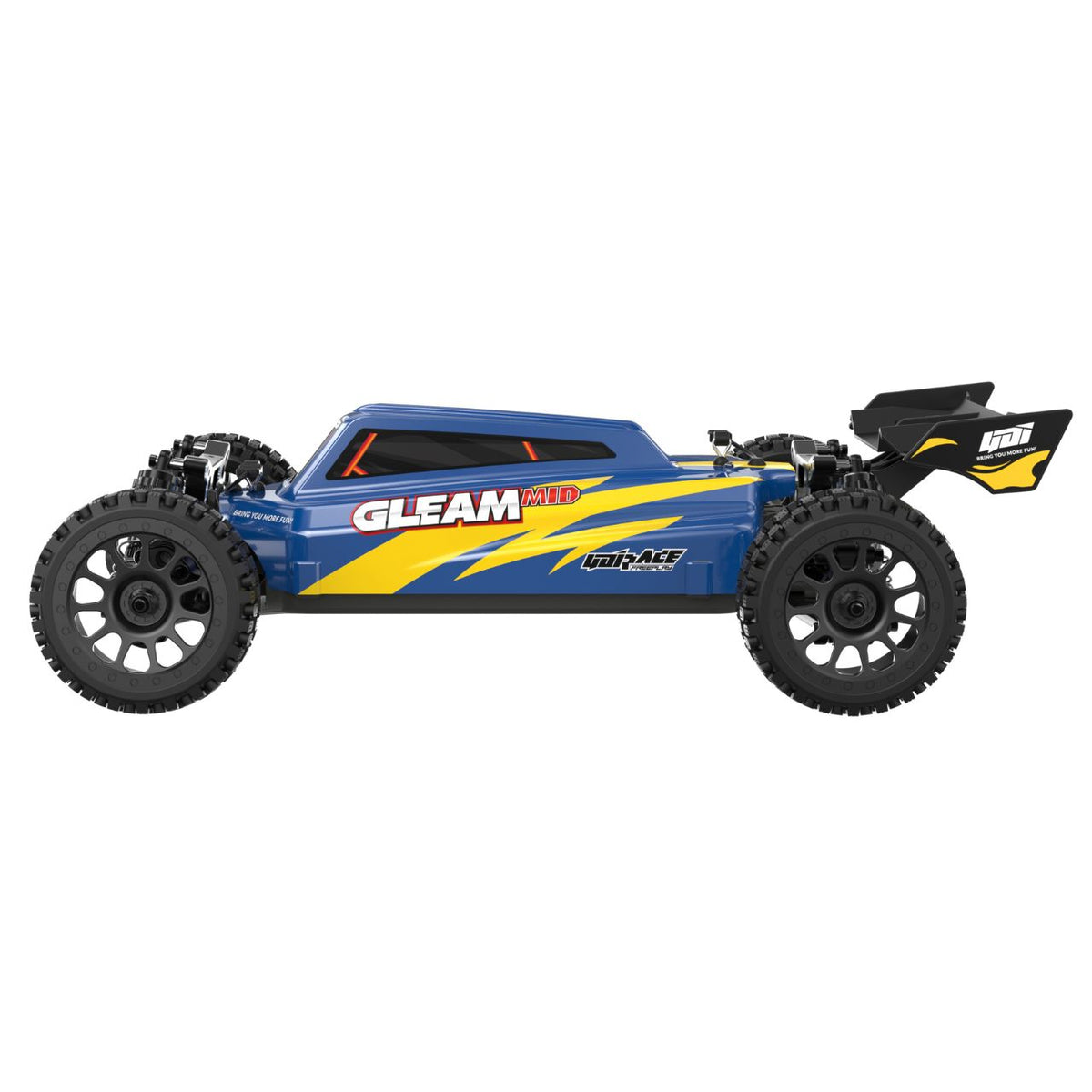 UDI R/C UD1204 GLEAM 1/12 4WD Brushless Buggy Blauw incl accu en lader