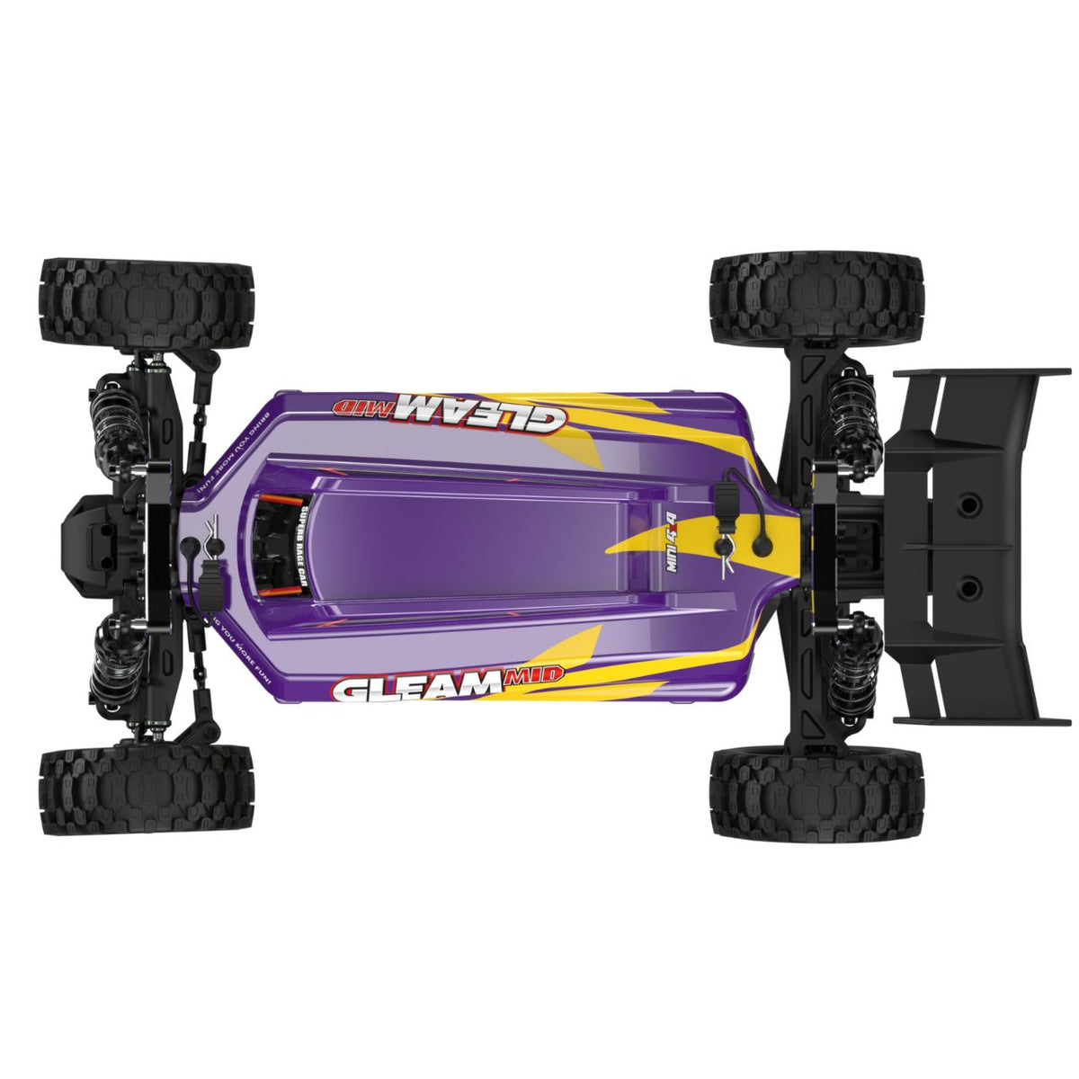 UDI R/C UD1204 GLEAM 1/12 4WD Brushless Buggy Paars incl accu en lader