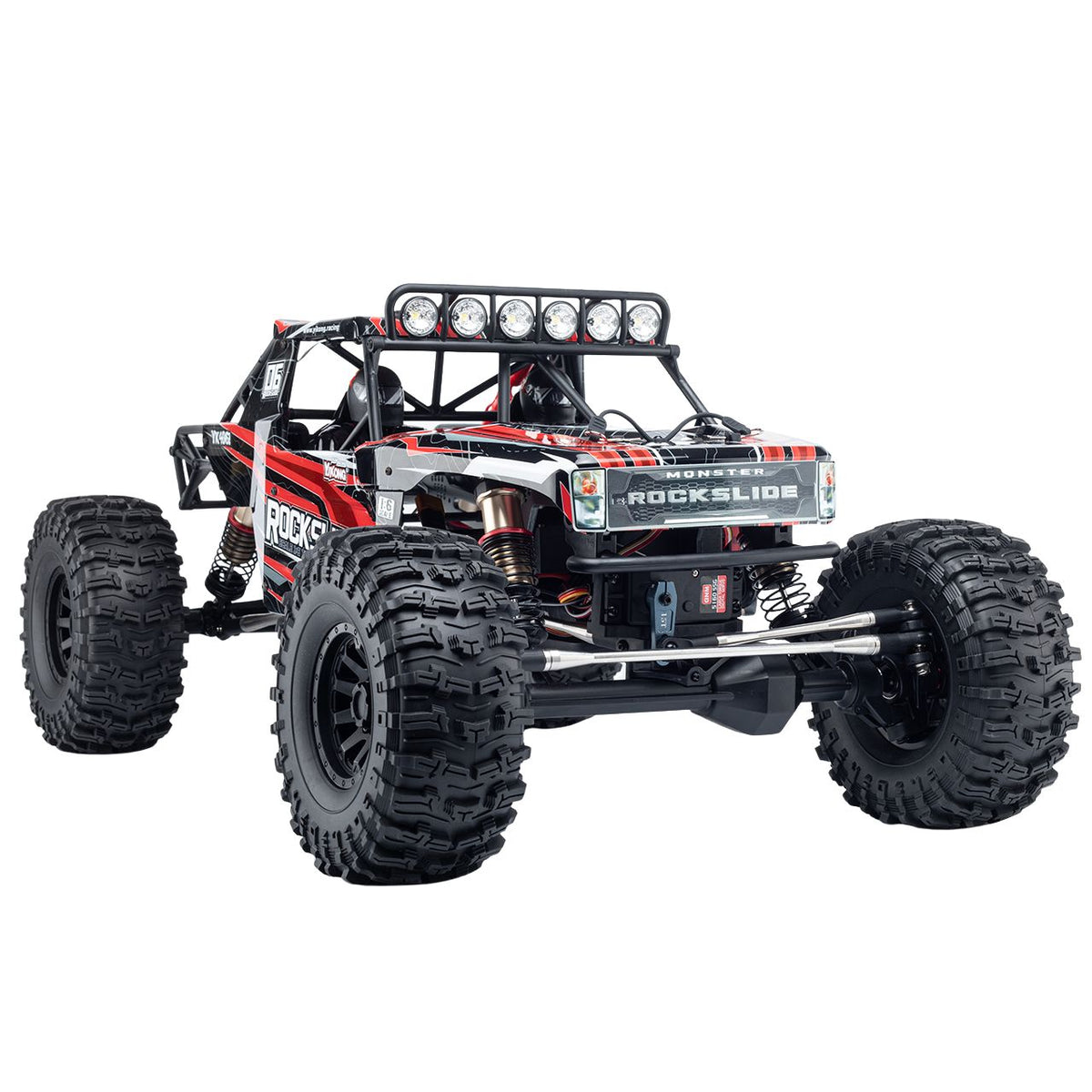 Yikong Rock Crawler Rock Slide 1/6 4WD Rood